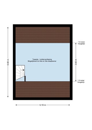 Floorplan - Duitslandstraat 8, 4614 KE Bergen op Zoom